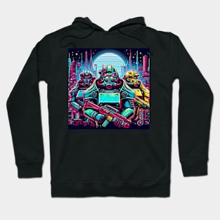 80s retro Brotherhood of steel Hoodie